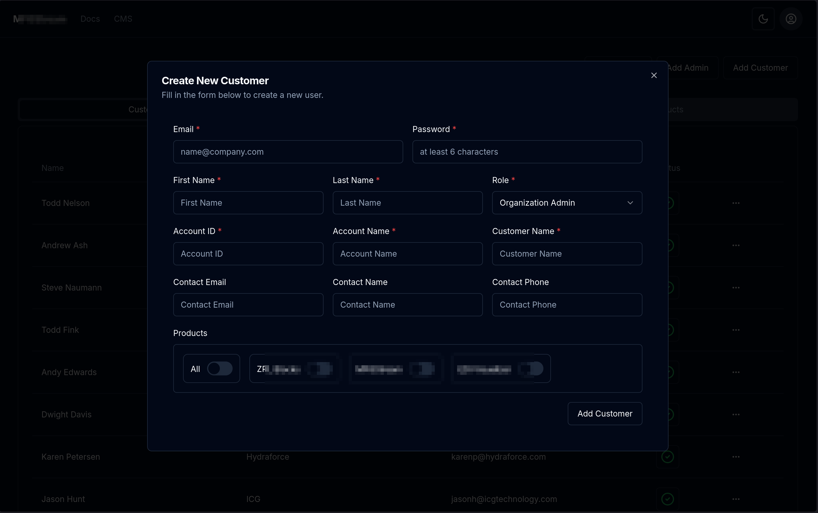 Knowledge Docs Forms